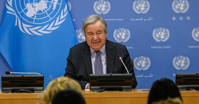 UN chief on failure to limit global heating to 1.5